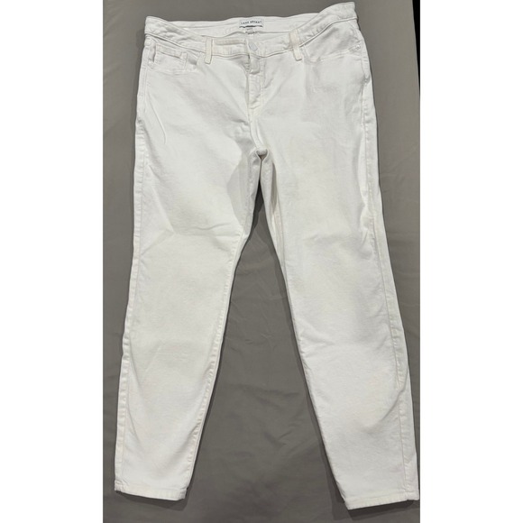 Lane Bryant Denim - Lane Bryant Womens White Jeans Mid Rise Skinny Size 20 Flex Magic Waistband
